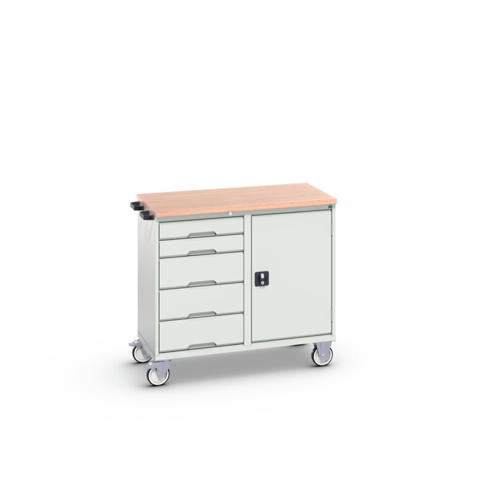 Product image no. 2: bott verso assembly trolley with 5 drawers, door and multiplex top
