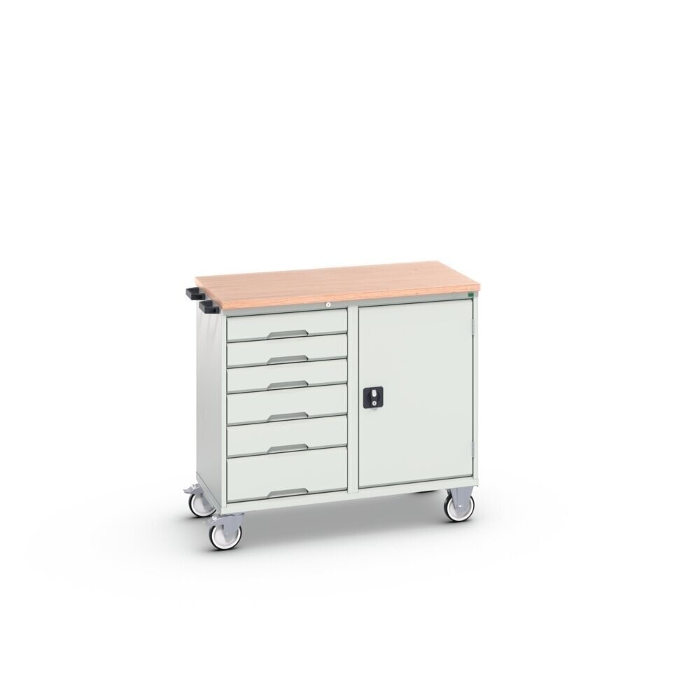Product image no. 2: bott verso assembly trolley with 6 drawers, door and multiplex top