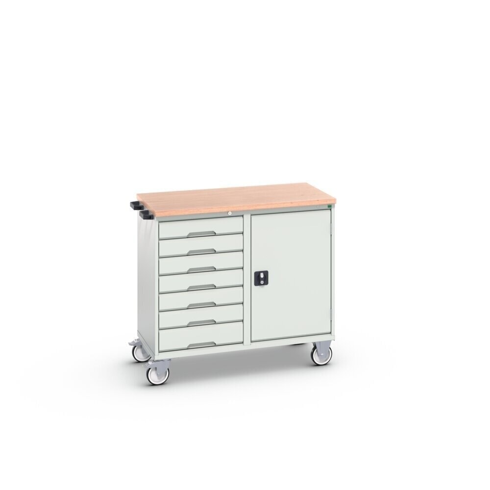 Product image no. 2: bott verso assembly trolley with 7 drawers, door and multiplex top