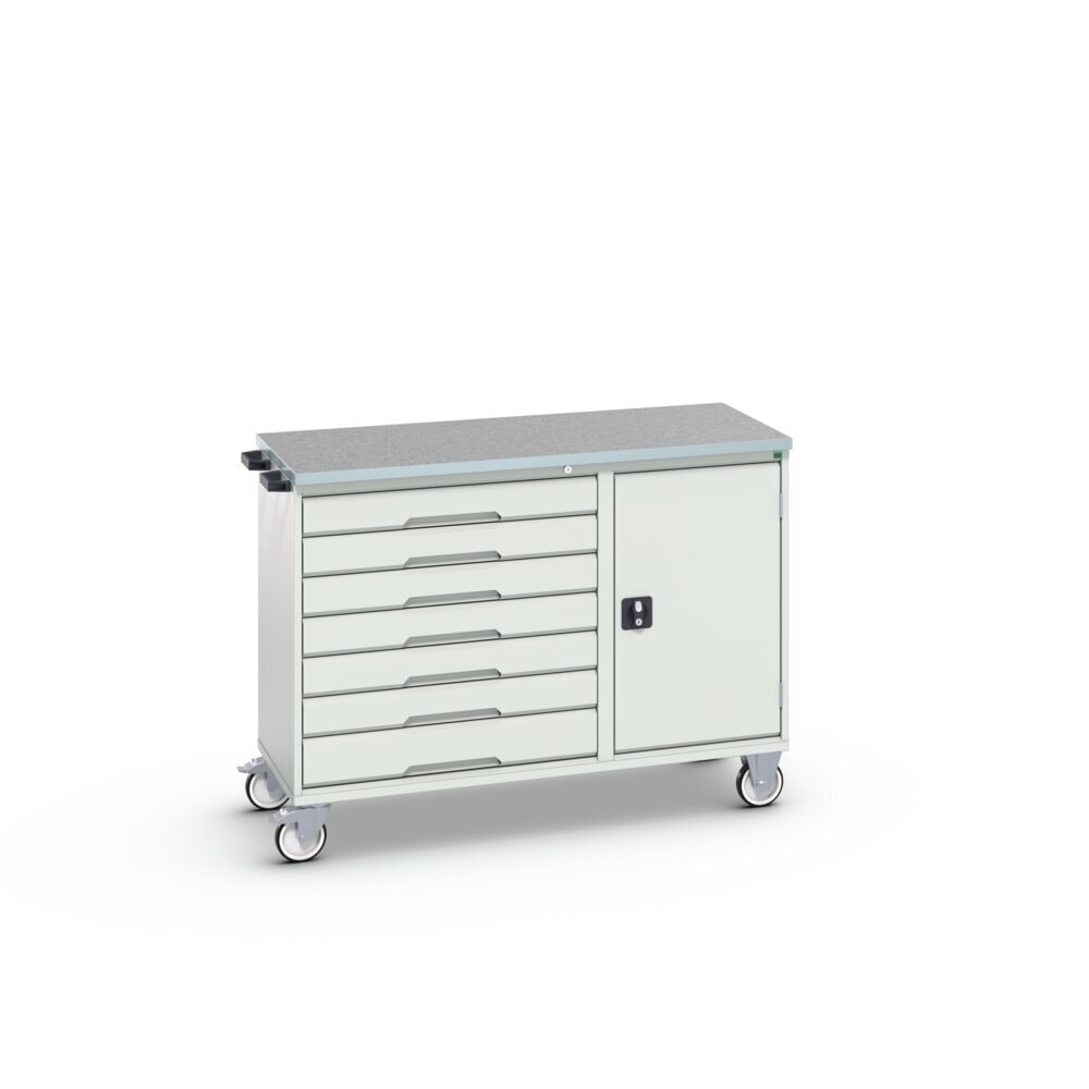 Product image no. 2: bott verso assembly trolley with 7 drawers, door and linoleum top