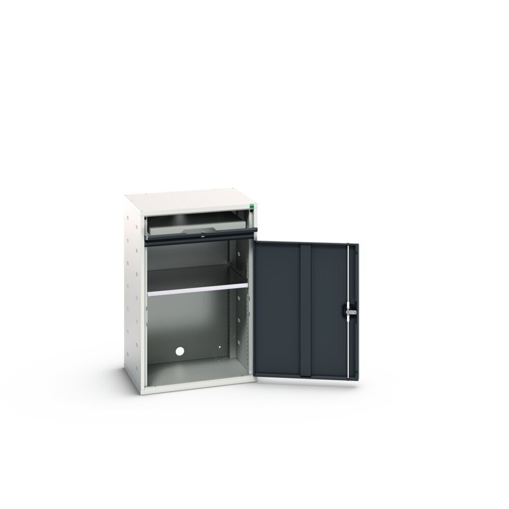 Product image no. 2: bott verso computer cabinet, with 1 shelf and 1 tray, WxDxH: 650 x 550 x 1000 mm
