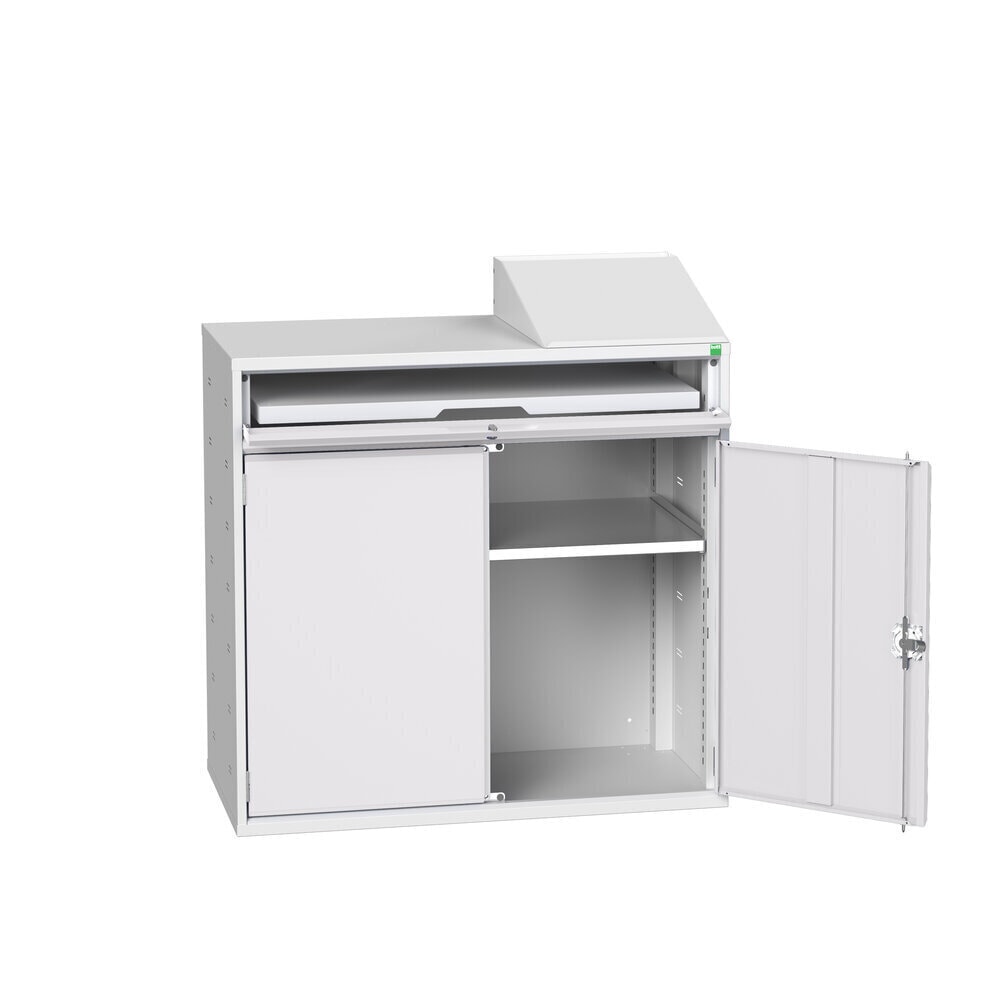 Product image no. 2: bott verso computer cabinet, with 1 shelf and 1 tray, WxDxH: 1050 x 550 x 1130 mm