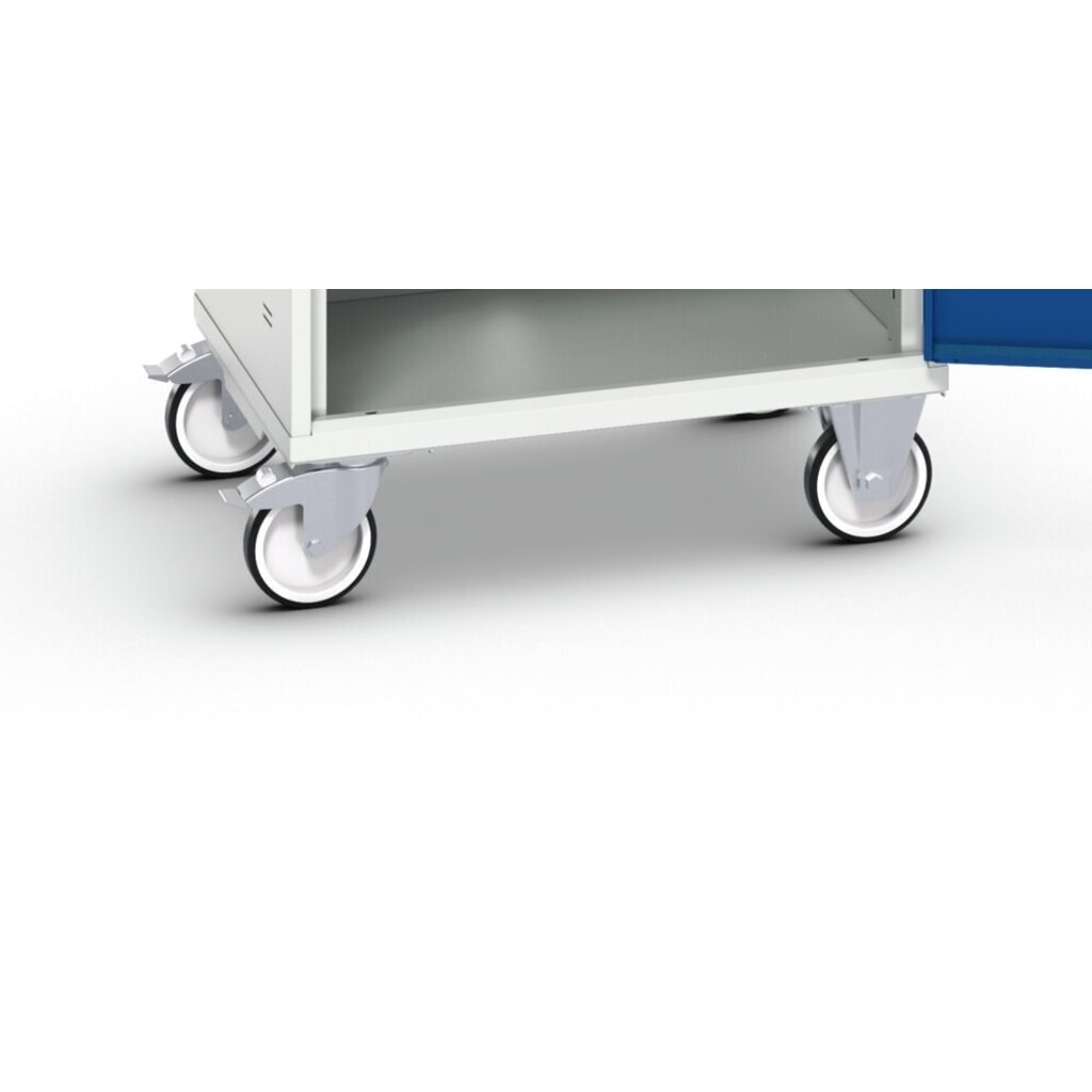 bott verso set of castors for computer cabinets, WxDxH: 650 x 550 x 150 mm Product image no. 2: bott verso set of castors for computer cabinets, WxDxH: 650 x 550 x 150 mm