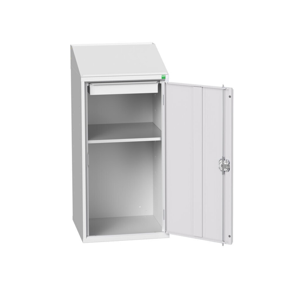 bott verso Economy desk with 1 shelf, 1 drawer, WxDxH: 525 x 550 x 1130 mm Product image no. 2: bott verso Economy desk with 1 shelf, 1 drawer, WxDxH: 525 x 550 x 1130 mm