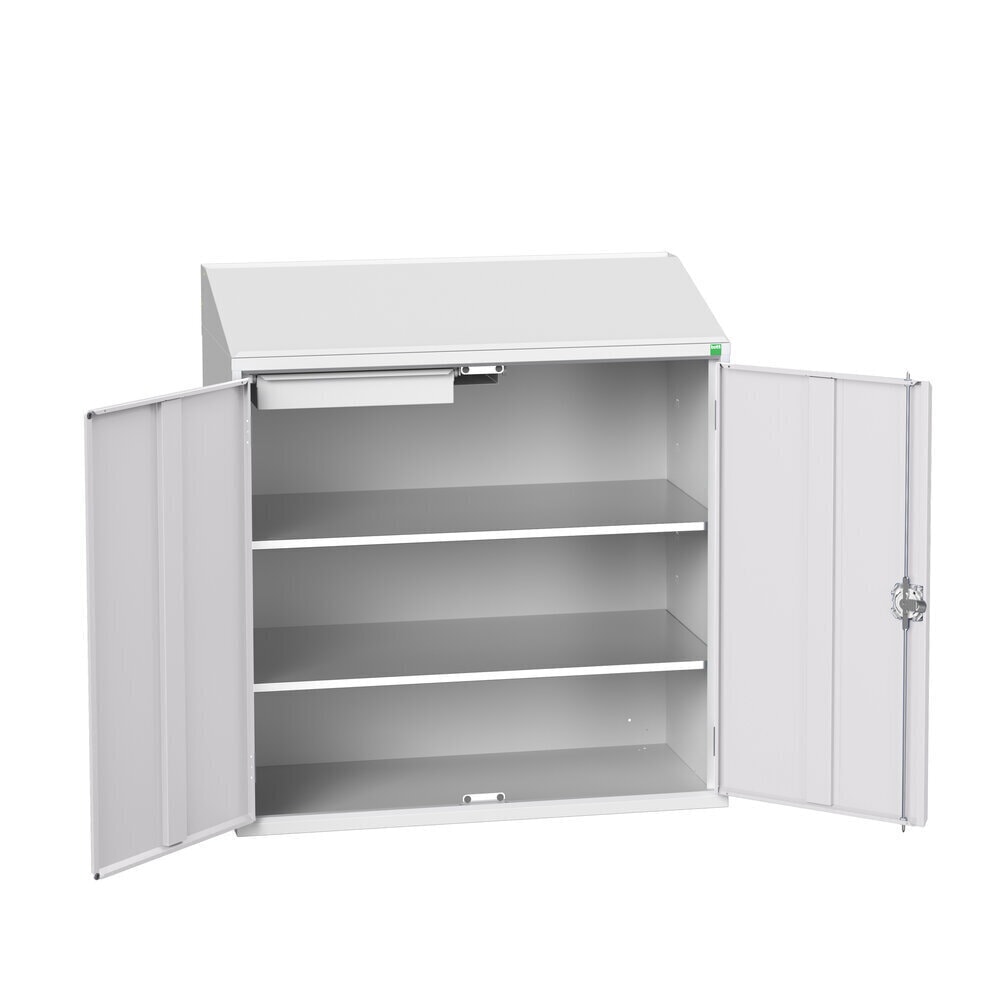 Product image no. 2: bott verso Economy desk with 2 shelves and 1 drawer, WxDxH: 1050 x 550 x 1130 mm