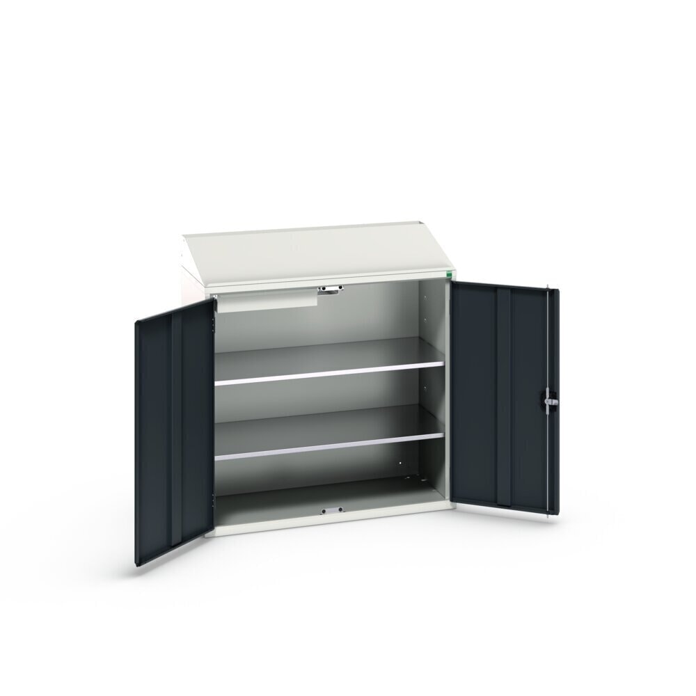 Product image no. 2: bott verso Economy desk with 2 shelves and 1 drawer, WxDxH: 1050 x 550 x 1130 mm