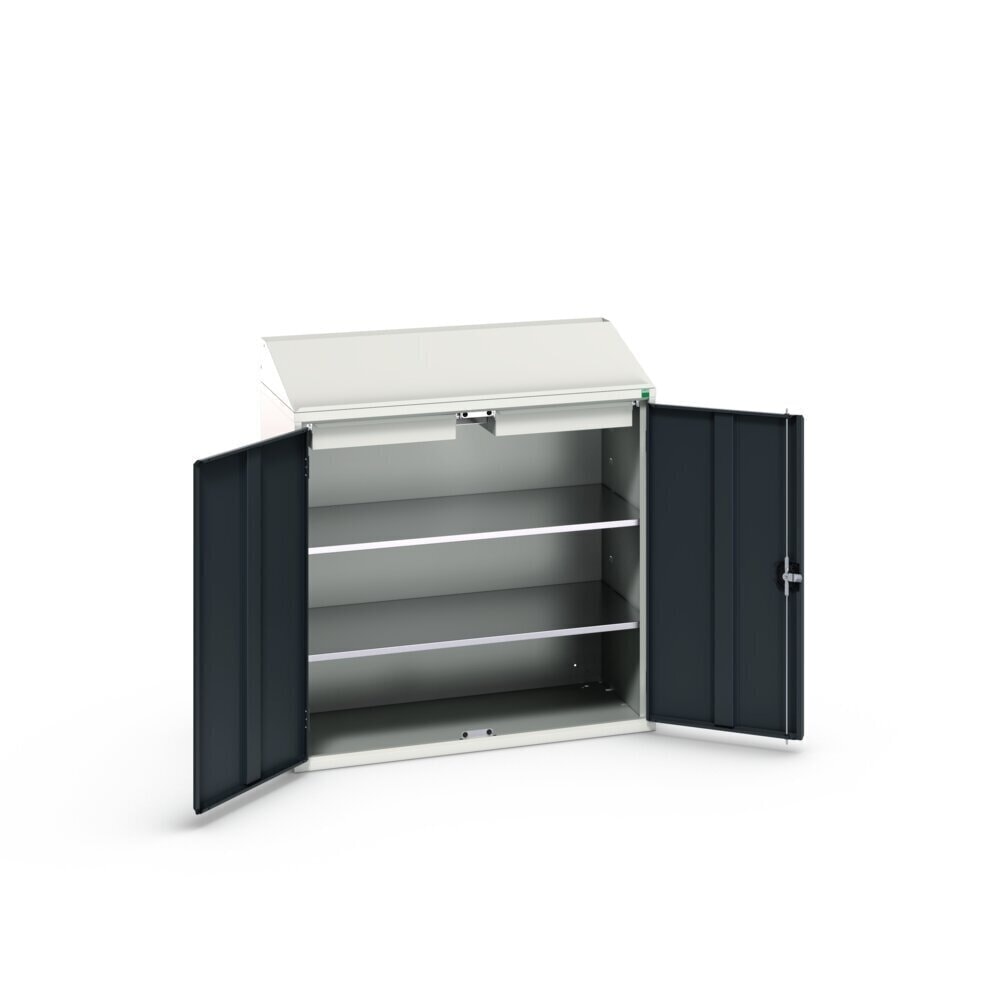 Product image no. 2: bott verso Economy desk with 2 shelves and 2 drawers, WxDxH: 1050 x 550 x 1130 mm