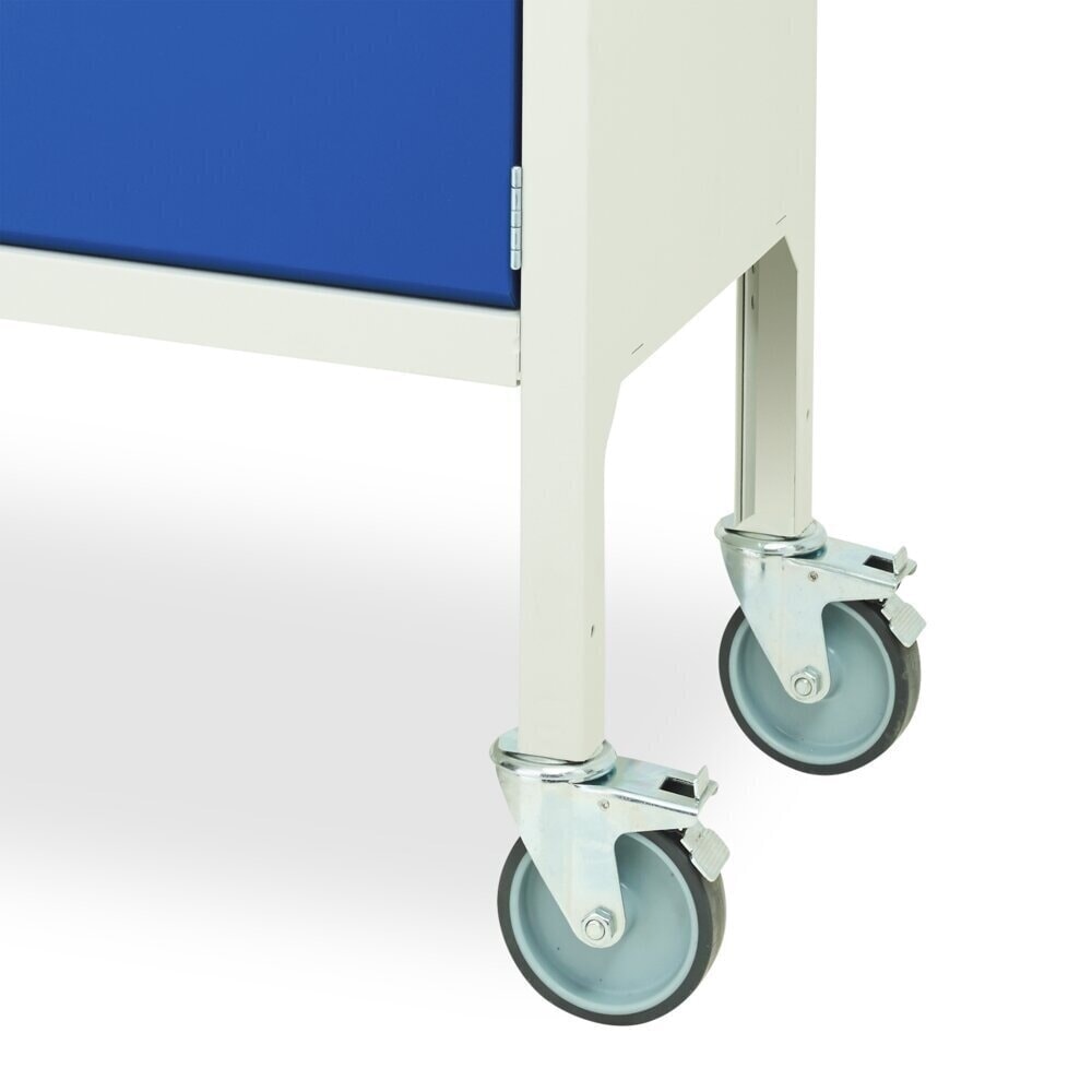 Product image no. 3: bott verso assembly trolley with 2 doors, shelves and raised edge, WxDxH: 1050 x 550 x 965 mm