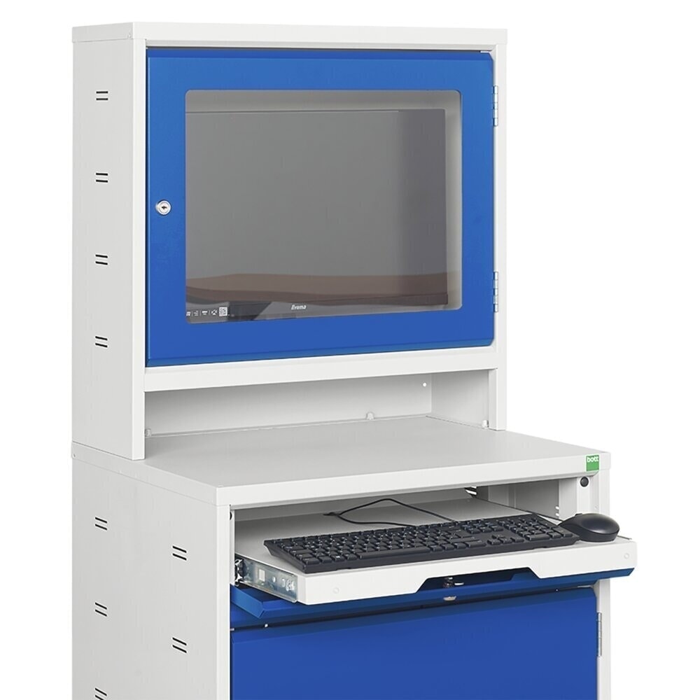 Product image no. 3: bott verso computer cabinet with screen compartment, wall unit, 1 shelf, 1 tray