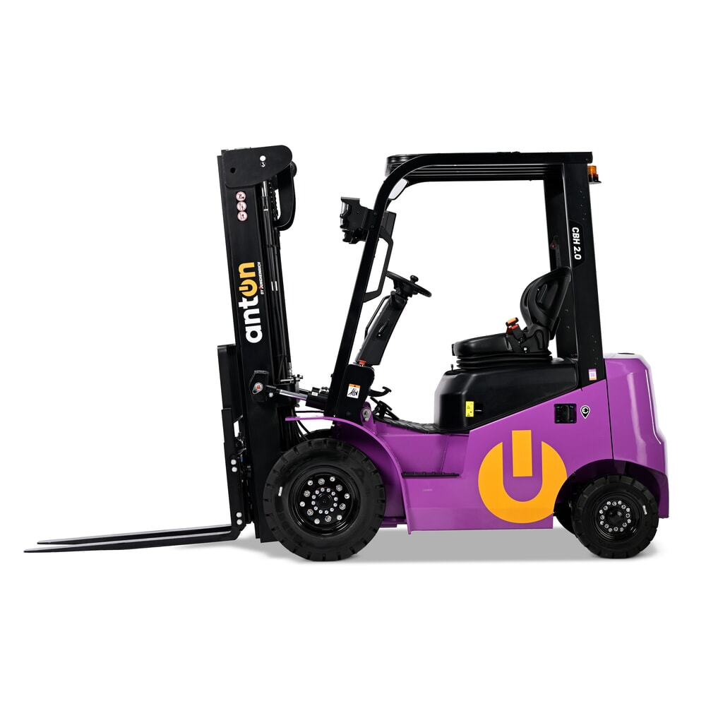 Product image no. 1: AntOn by Jungheinrich electric forklift truck CBH 2.0 with two-stage telescopic mast, lift height 3300 mm, load capacity 2000 kg, including external charger 80 V, 100 A, CEE, 5-pin
