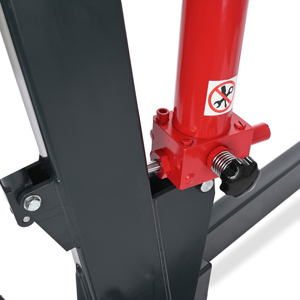 Steinbock® Workshop crane with spread chassis and rapid lift, foldable, capacity 1500-2000 kg Product image no. 5: Steinbock® Workshop crane with spread chassis and rapid lift, foldable, capacity 1500-2000 kg