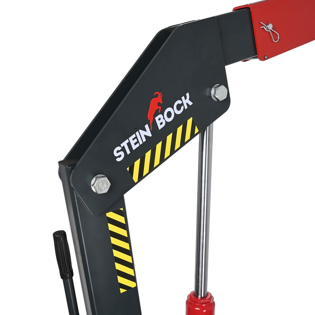 Steinbock® Workshop crane with spread chassis and rapid lift, foldable, capacity 1500-2000 kg Product image no. 9: Steinbock® Workshop crane with spread chassis and rapid lift, foldable, capacity 1500-2000 kg