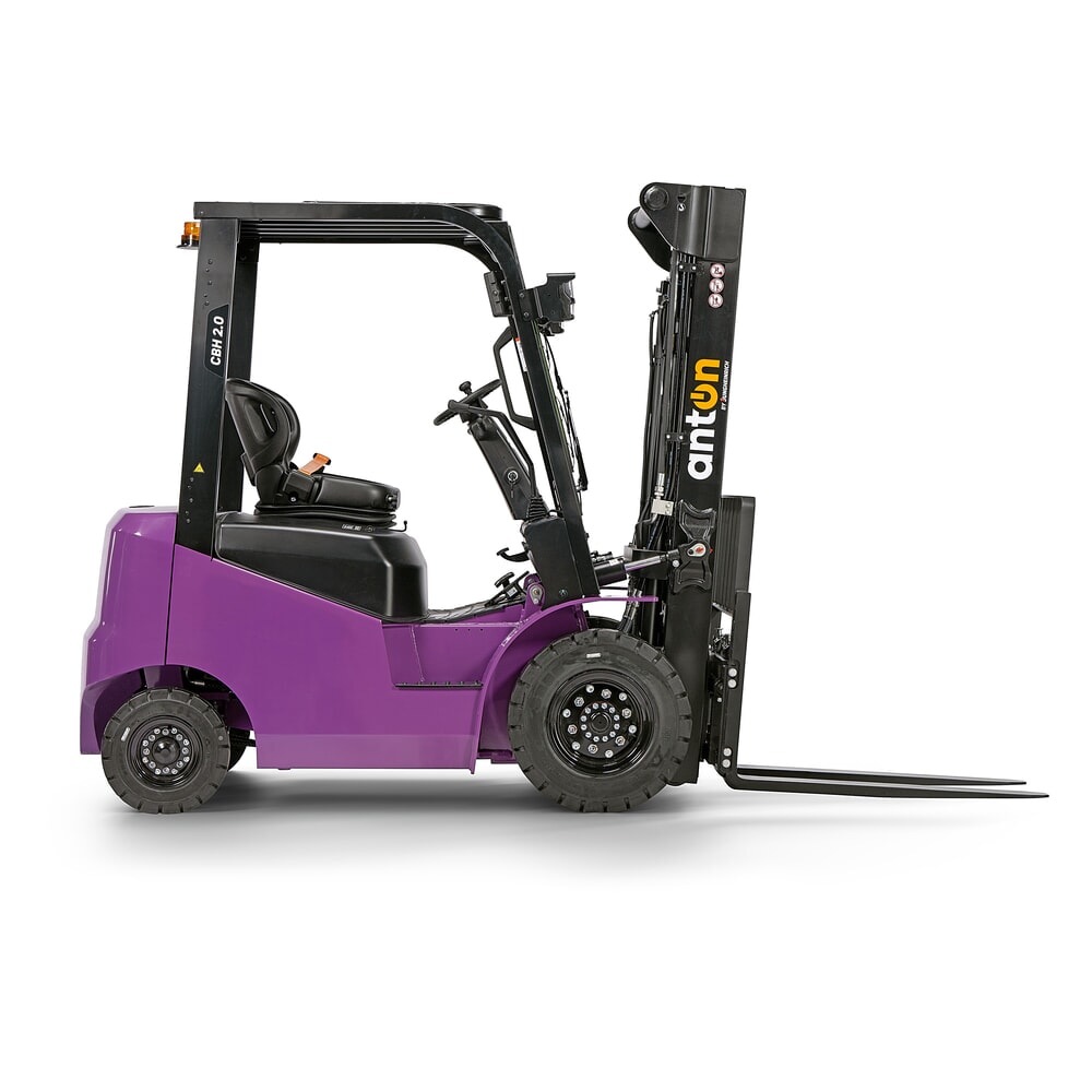 Product image no. 6: AntOn by Jungheinrich electric forklift truck CBH 2.0 with three-stage telescopic mast, lift height 4800 mm, load capacity 2000 kg, Eco weather protection cabin, including external charger 80 V, 60 A, CEE, 5-pin