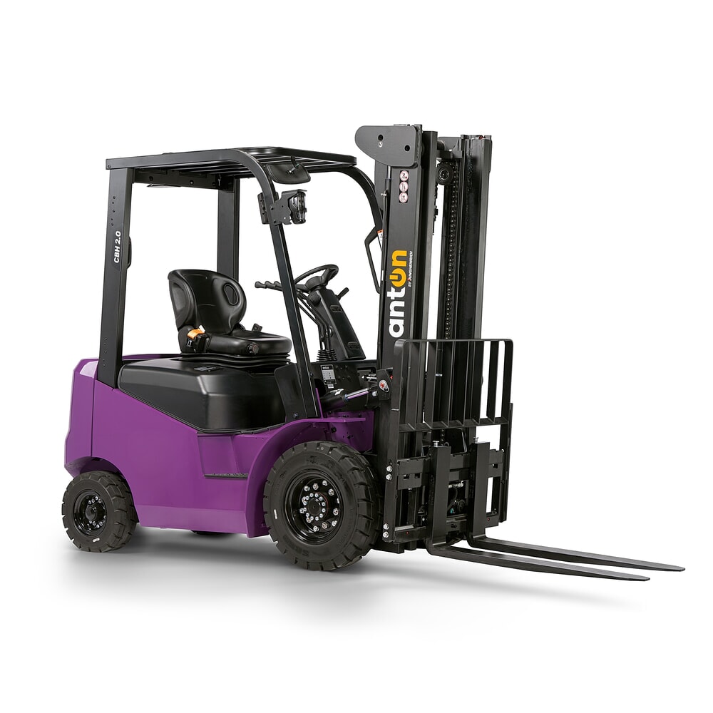 Product image no. 4: AntOn by Jungheinrich electric forklift truck CBH 2.0 with two-stage telescopic mast, lift height 3300 mm, load capacity 2000 kg, including external charger 80 V, 100 A, CEE, 5-pin
