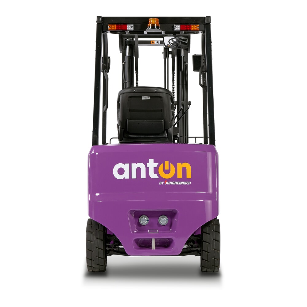 Product image no. 7: AntOn by Jungheinrich electric forklift truck CBH 2.0 with two-stage telescopic mast, lift height 3300 mm, load capacity 2000 kg, including external charger 80 V, 100 A, CEE, 5-pin