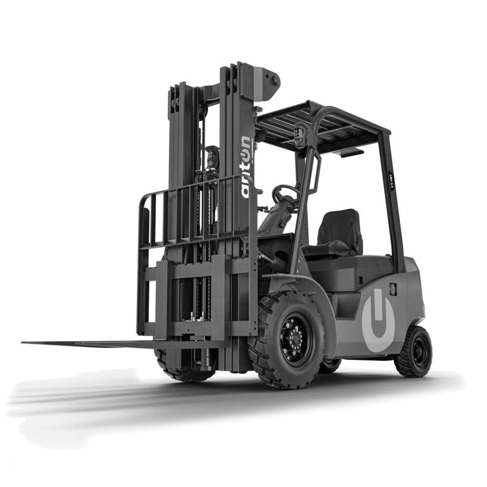 Product image no. 1: AntOn by Jungheinrich electric forklift truck CBH 3.5 with two-stage telescopic mast, lift height 3,300 mm, load capacity 3,500 kg, including external charger 80 V, 60 A, CEE, 5-pin