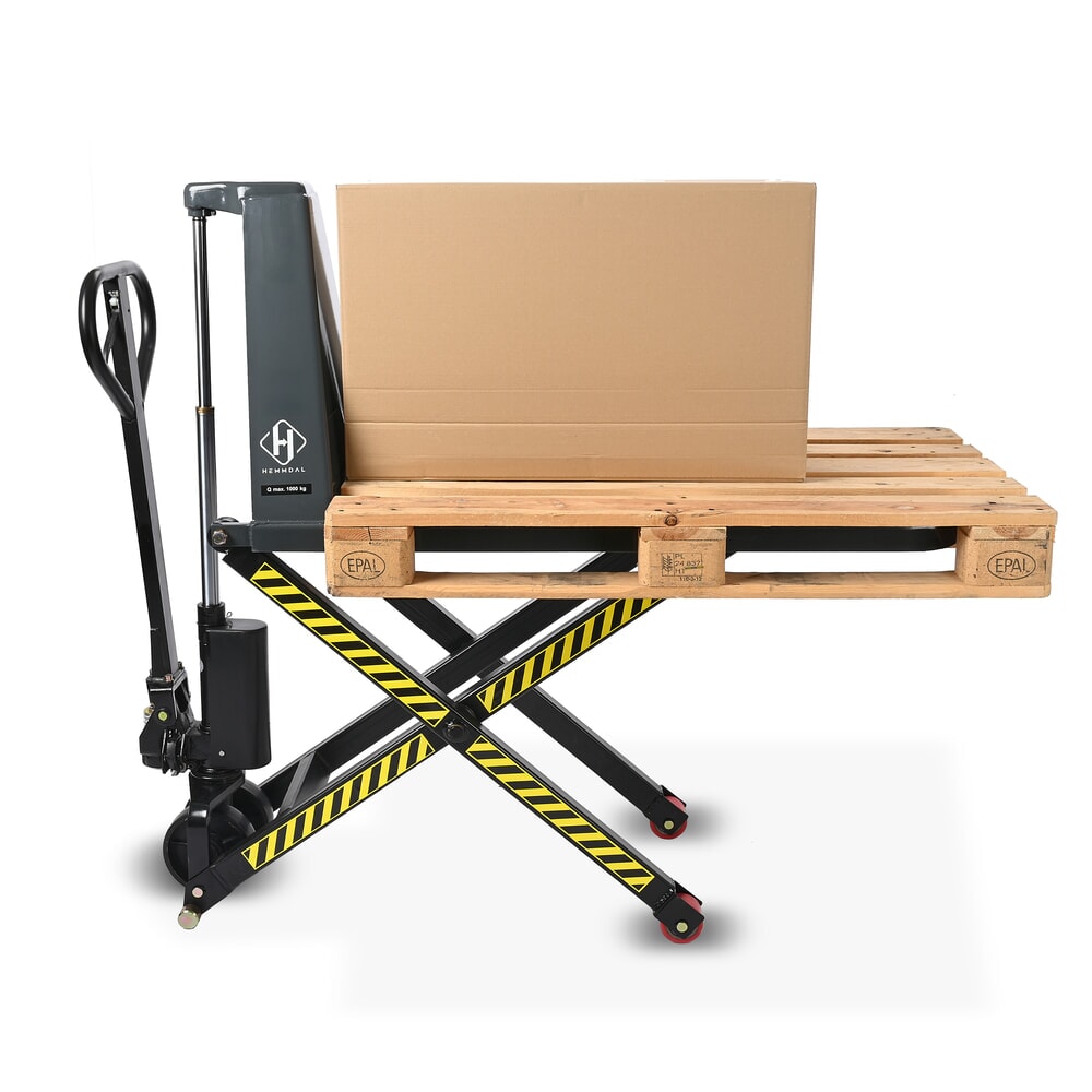 Product image no. 11: HEMMDAL PTM 1.0 Scissor pallet truck with scissor lift, load capacity 1,000 kg, fork length 1,150 mm, polyurethane, single roller