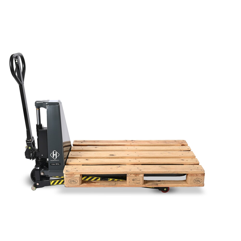 Product image no. 12: HEMMDAL PTM 1.0 Scissor pallet truck with scissor lift, load capacity 1,000 kg, fork length 1,150 mm, polyurethane, single roller