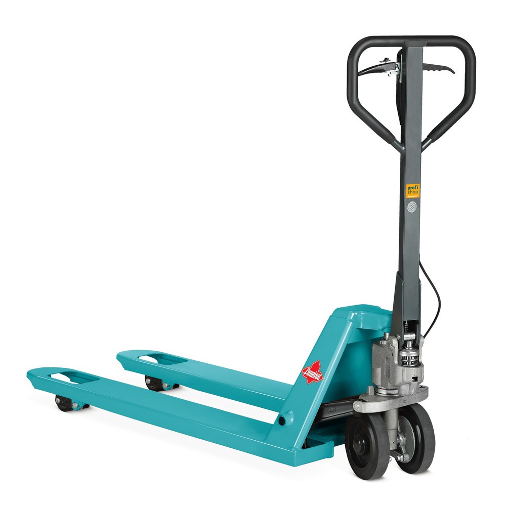 Produktabbildung Nr. 1: Ameise® PTM 2.5 hand pallet truck with handbrake, load capacity 2,500 kg, fork length 1,150 mm, solid rubber / polyurethane