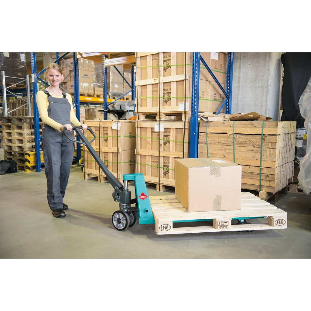 Ameise® PTM 2.0 hand pallet truck with quick lift, load capacity 2,000 kg, fork length 1,150 mm, solid rubber / polyurethane Product image no. 11: Ameise® PTM 2.0 hand pallet truck with quick lift, load capacity 2,000 kg, fork length 1,150 mm, solid rubber / polyurethane