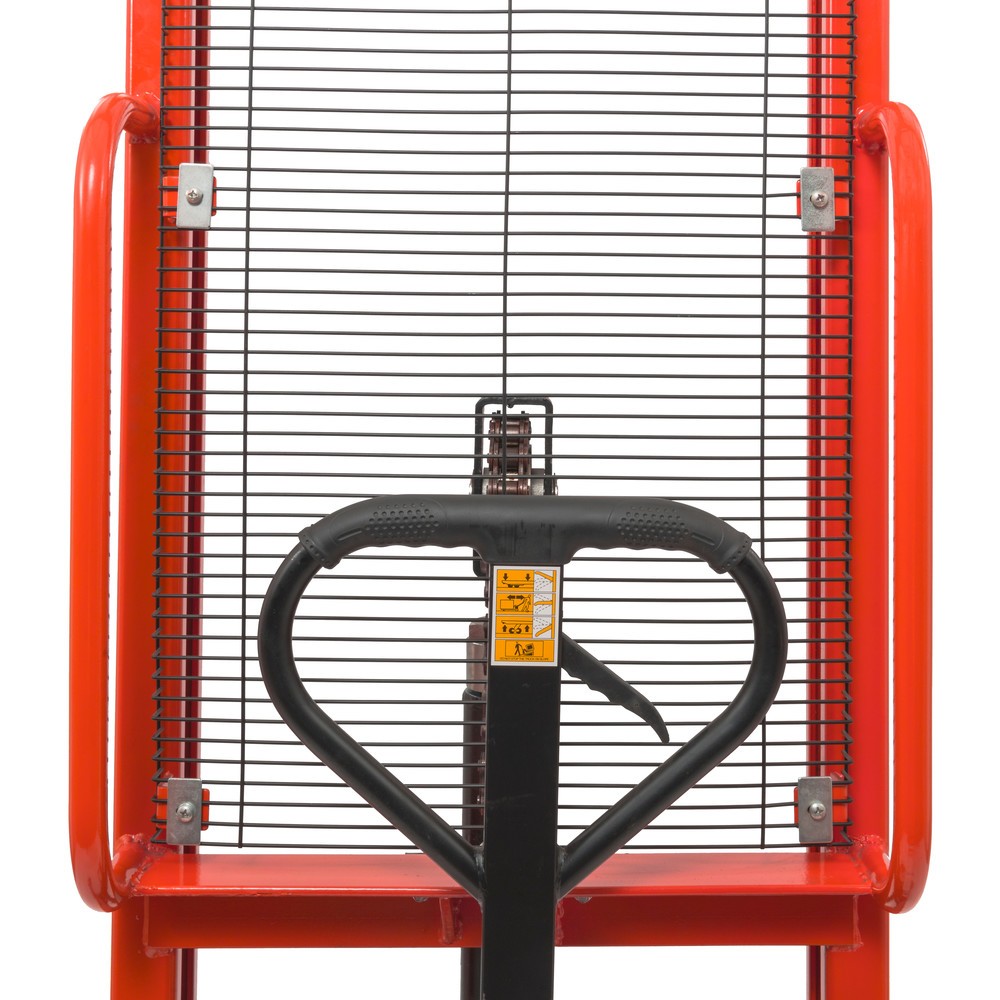 Produktabbildung Nr. 2: BASIC PSM 1.0 hydraulic stacker truck with single mast, lift height 1,600 mm, load capacity 1,000 kg