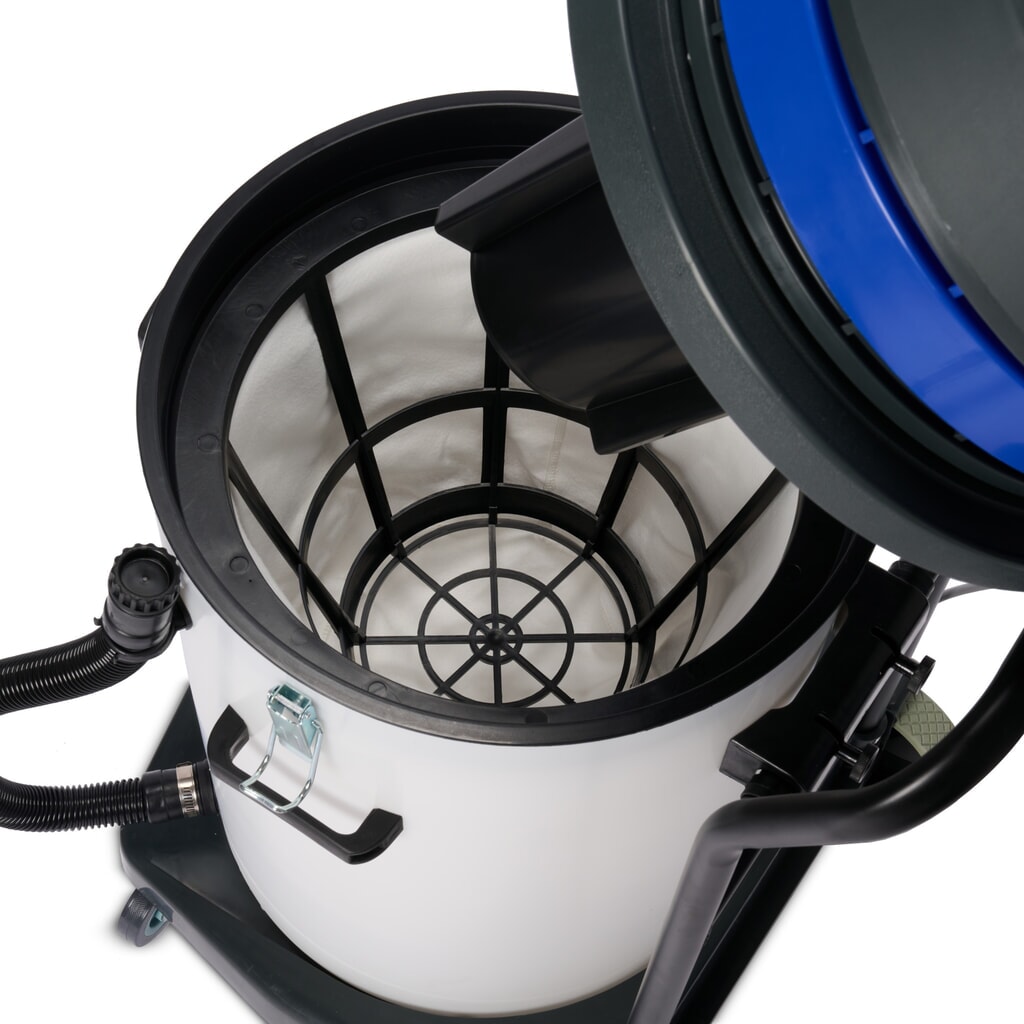 BASIC industrial vacuum cleaner, tilting chassis, wet + dry, 2,000 W, 70 l Product image no. 6: BASIC industrial vacuum cleaner, tilting chassis, wet + dry, 2,000 W, 70 l