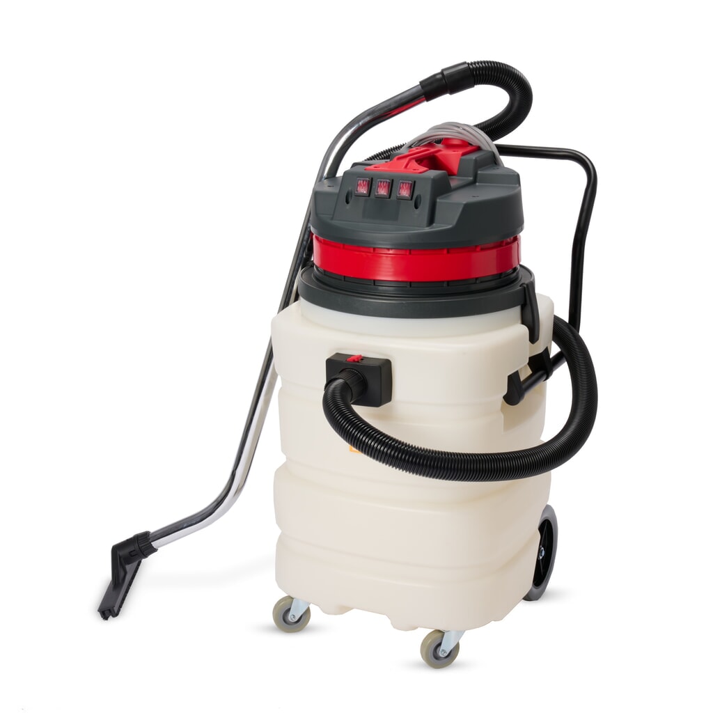 BASIC industrial vacuum cleaner, tilting chassis, wet + dry, 3,000 W, 90 l Product image: BASIC industrial vacuum cleaner, tilting chassis, wet + dry, 3,000 W, 90 l