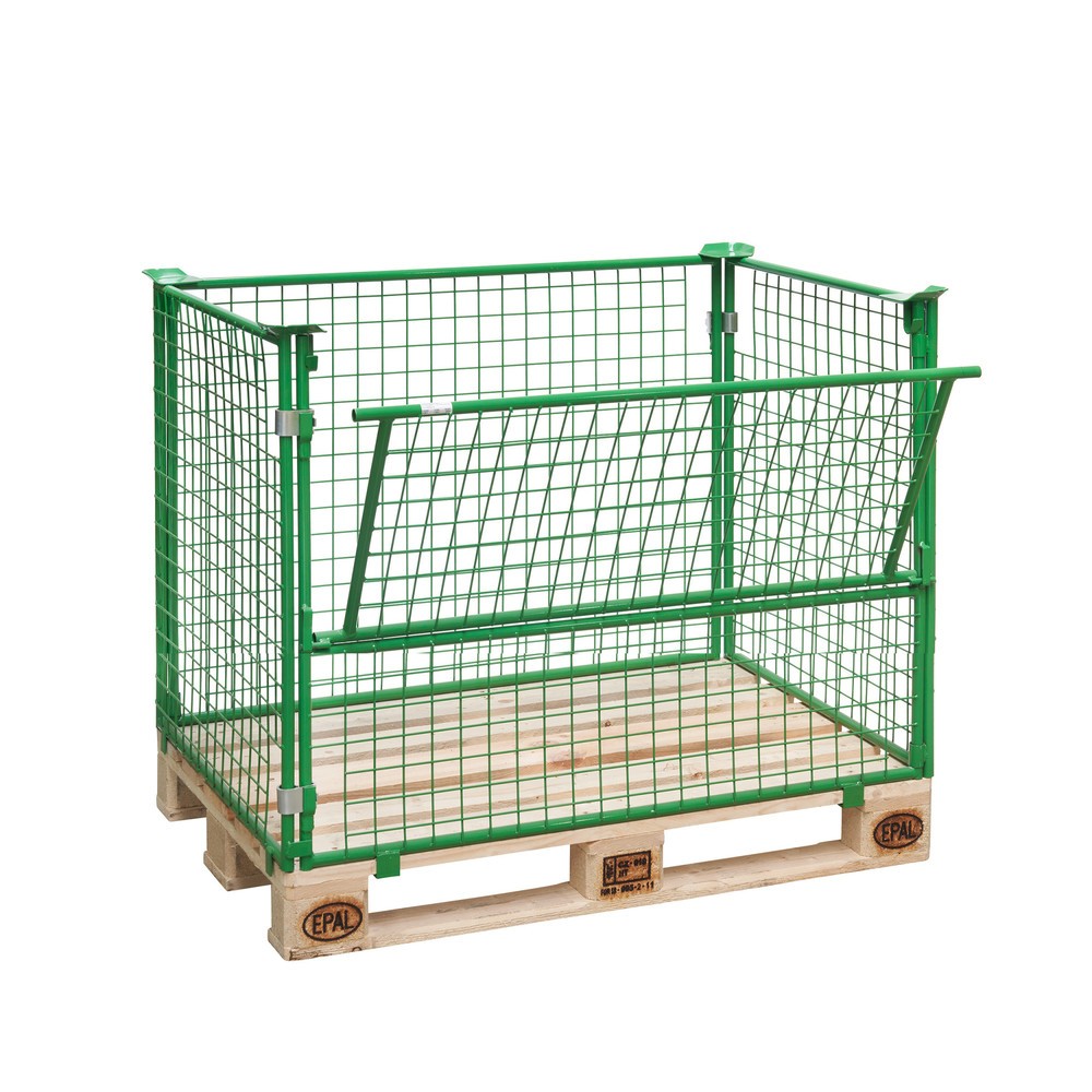 Product image no. 1: BASIC pallet frame, RAL 6017 may green