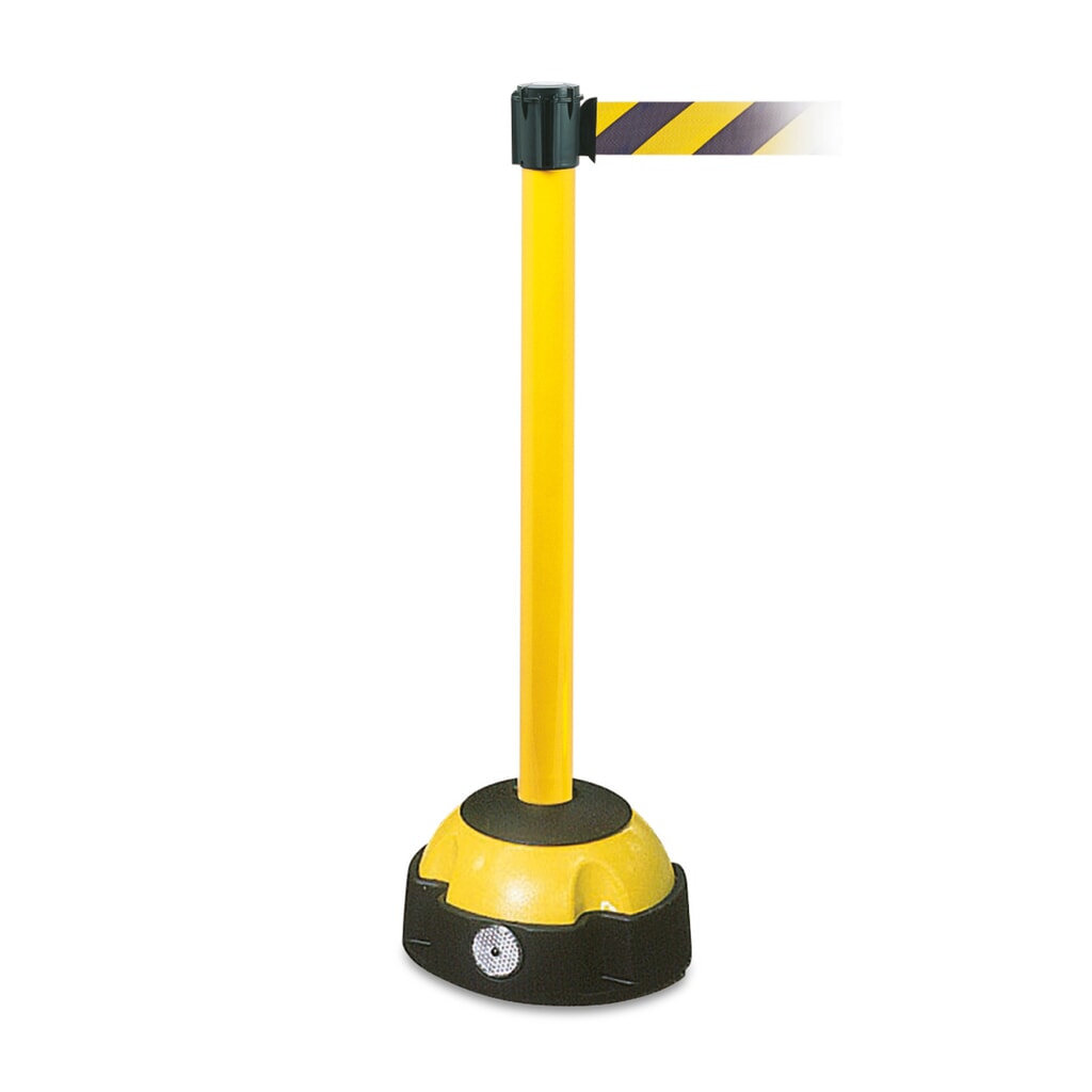 Product image: Belt warning stand, stand yellow, belt yellow/black