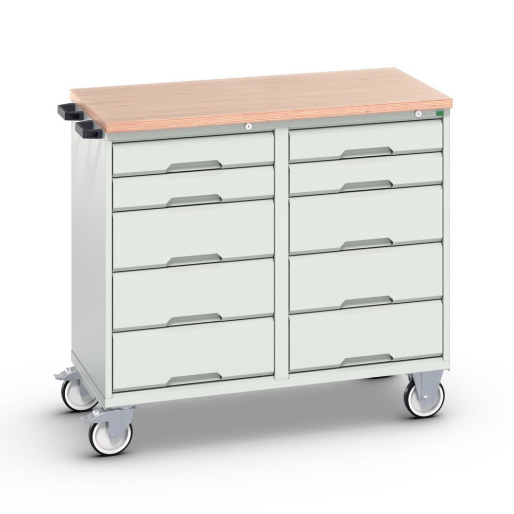 Product image no. 1: bott verso assembly trolley with 10 drawers and multiplex top