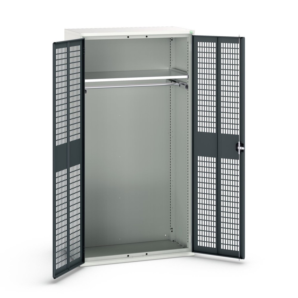 Product image no. 1: bott verso clothes locker with ventilation, with 1 shelf and 1 clothes rail, WxDxH: 1050 x 550 x 2000 mm
