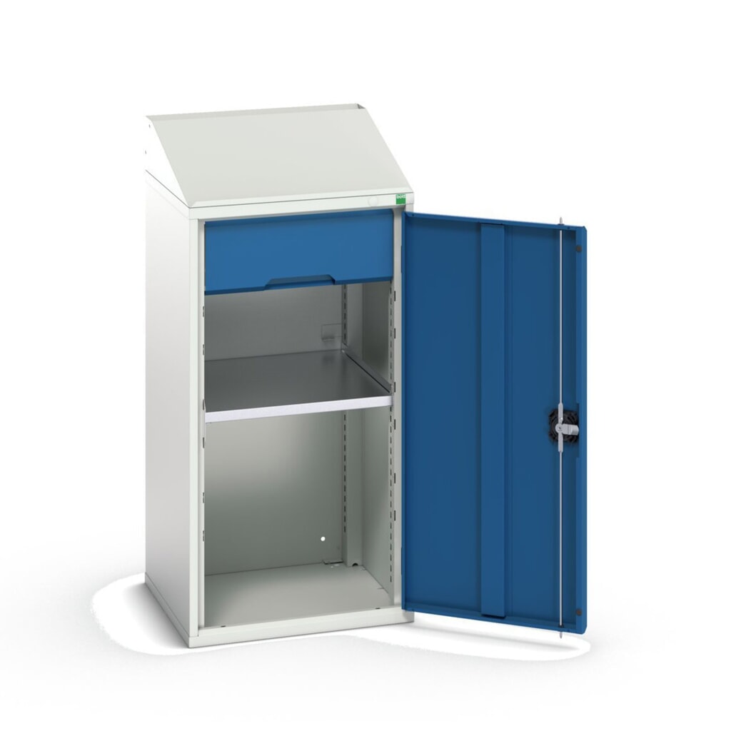 bott verso console cabinet with 1 shelf and 1 drawer, WxDxH: 525 x 550 x 1130 mm Product image: bott verso console cabinet with 1 shelf and 1 drawer, WxDxH: 525 x 550 x 1130 mm