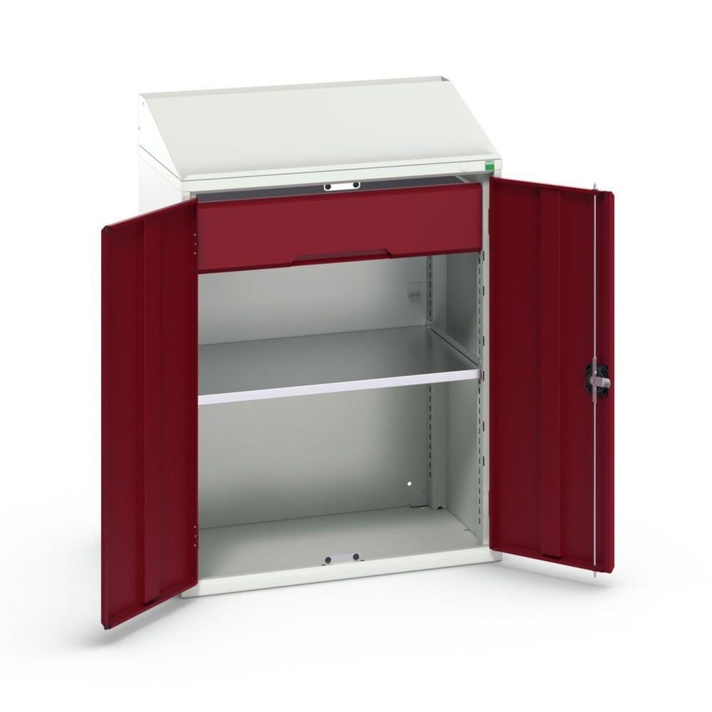 Product image: bott verso console cabinet with 1 shelf and 1 drawer, WxDxH: 800 x 550 x 1130 mm