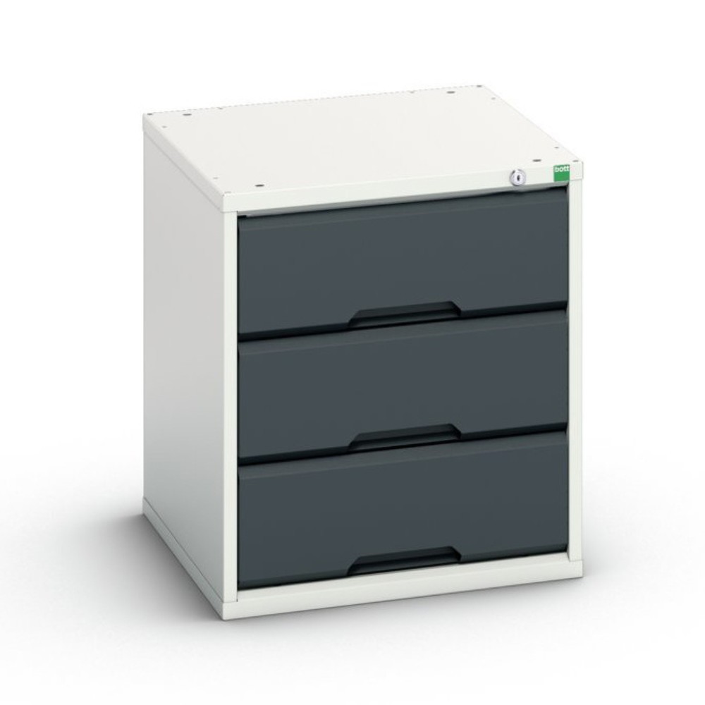 Product image: bott verso drawer cabinet with 3 drawers, WxDxH: 525 x 550 x 600 mm