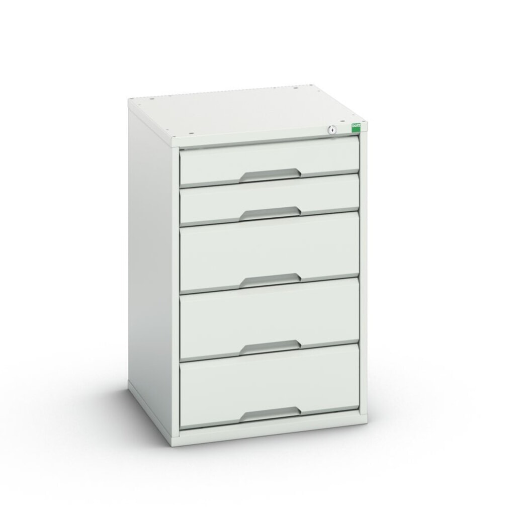 bott verso drawer cabinet with 5 drawers, WxDxH: 525 x 550 x 800 mm Product image no. 1: bott verso drawer cabinet with 5 drawers, WxDxH: 525 x 550 x 800 mm