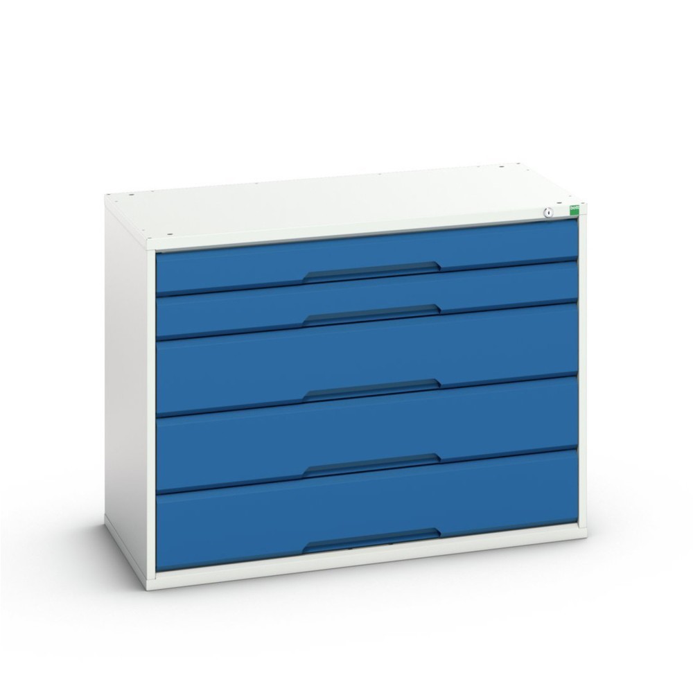 Product image: bott verso drawer cabinet with 5 drawers, WxDxH: 1050 x 550 x 800 mm