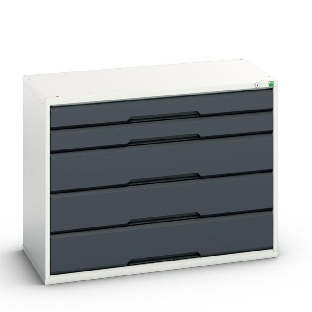 Product image: bott verso drawer cabinet with 5 drawers, WxDxH: 1050 x 550 x 800 mm