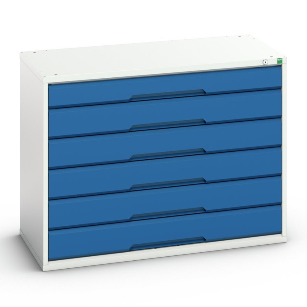 Product image: bott verso drawer cabinet with 6 drawers, WxDxH: 1050 x 550 x 800 mm