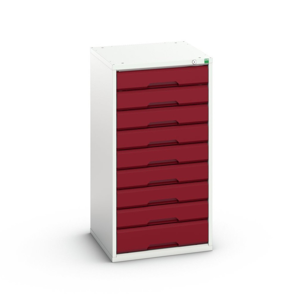 Product image: bott verso drawer cabinet with 9 drawers, WxDxH: 525 x 550 x 1000 mm