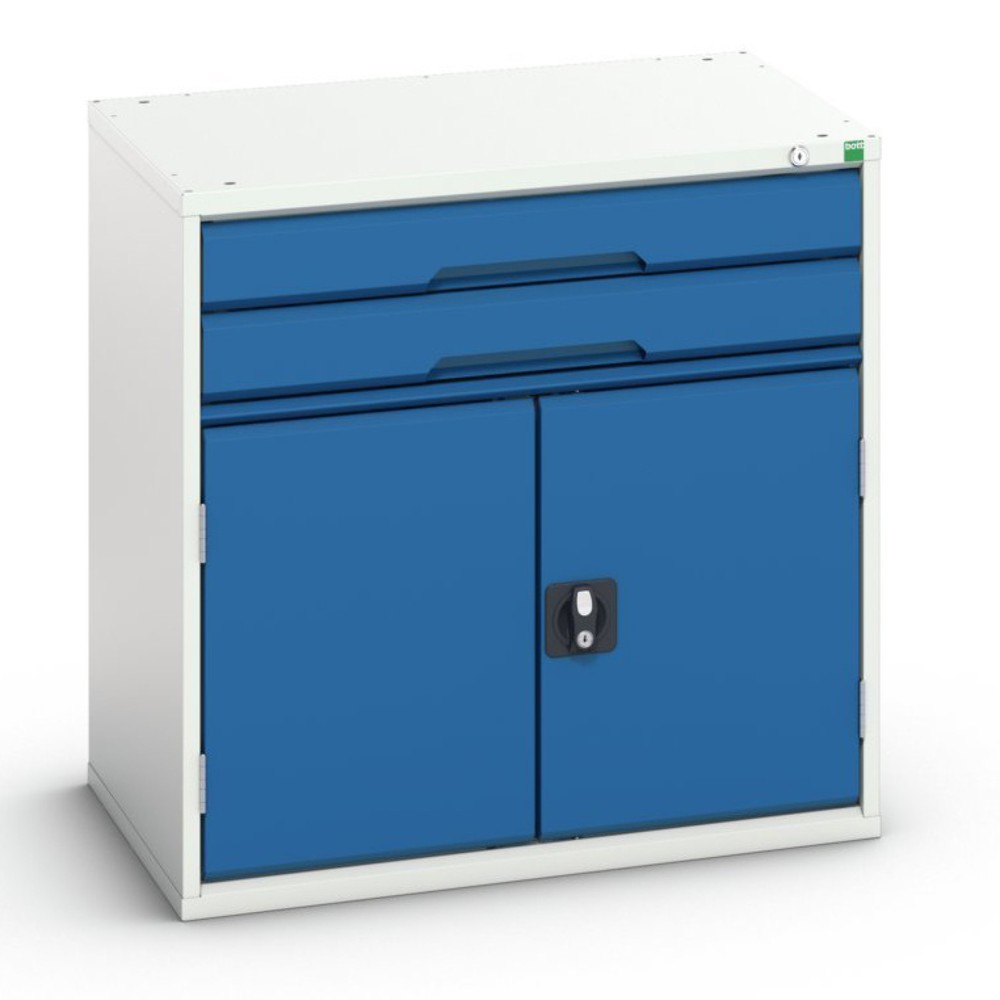 Product image no. 1: bott verso drawer cabinet with hinged door, with 2 drawers and shelf, WxDxH: 800 x 550 x 800 mm