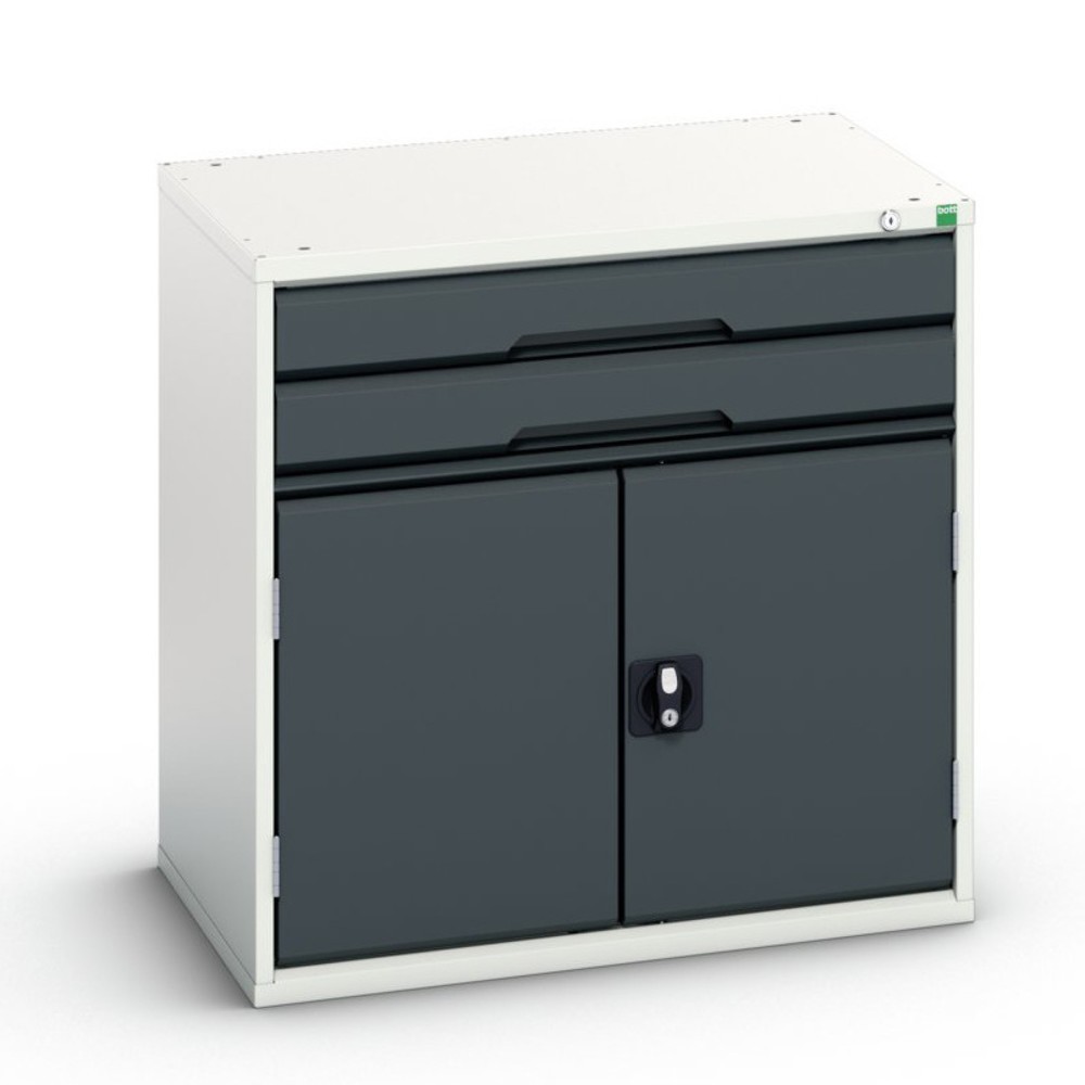Product image no. 1: bott verso drawer cabinet with hinged door, with 2 drawers and shelf, WxDxH: 800 x 550 x 800 mm