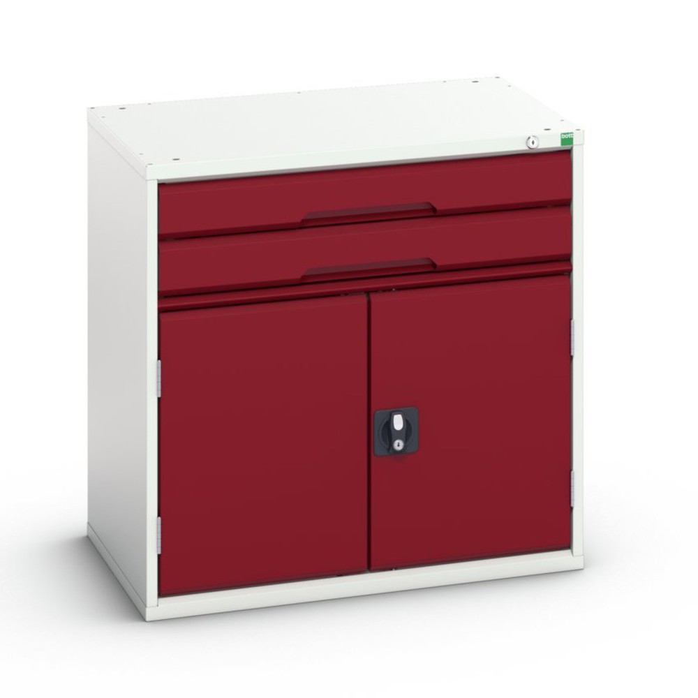 Product image no. 1: bott verso drawer cabinet with hinged door, with 2 drawers and shelf, WxDxH: 800 x 550 x 800 mm