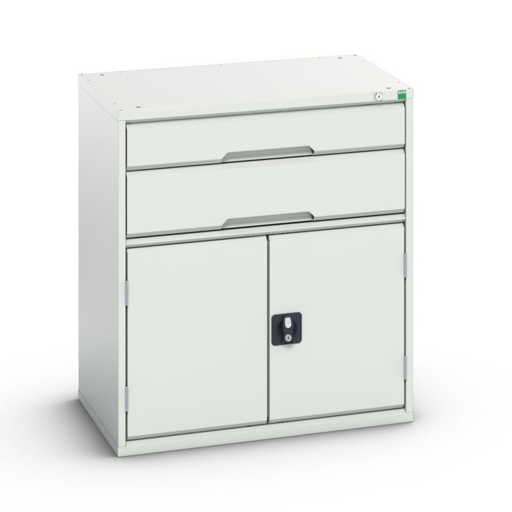 Product image no. 1: bott verso drawer cabinet with hinged door, with 2 drawers and shelf, WxDxH: 800 x 550 x 900 mm