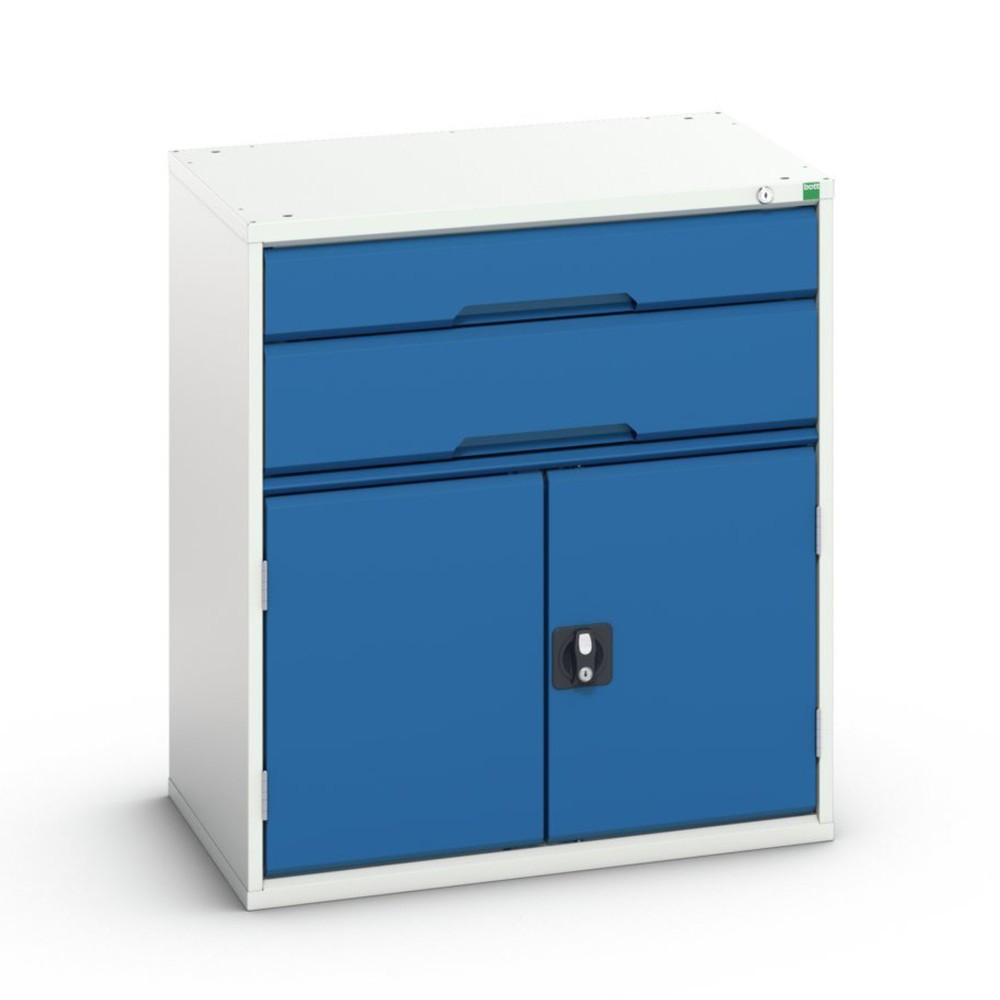 Product image no. 1: bott verso drawer cabinet with hinged door, with 2 drawers and shelf, WxDxH: 800 x 550 x 900 mm