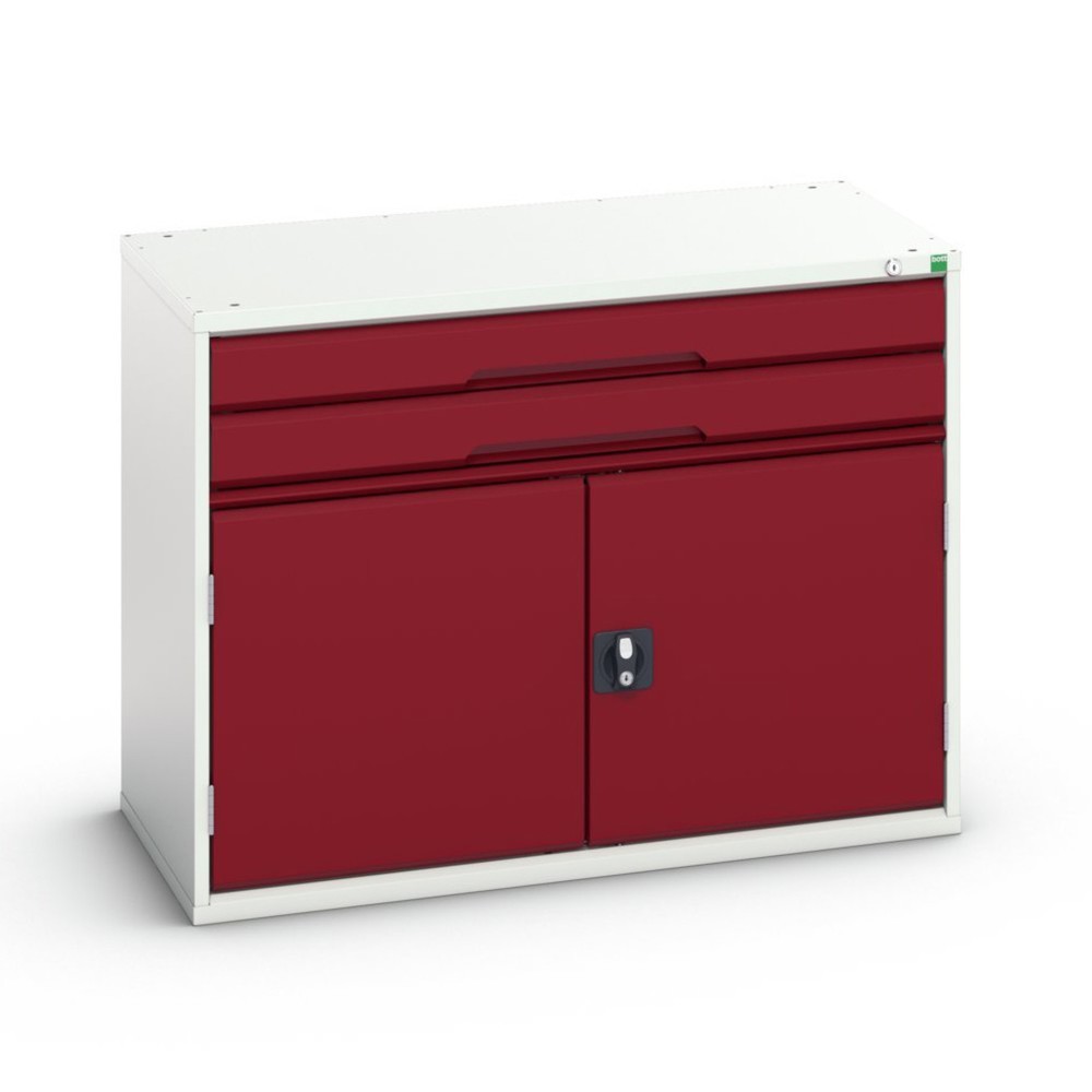 Product image no. 1: bott verso drawer cabinet with hinged door, with 2 drawers and shelf, WxDxH: 1050 x 550 x 800 mm