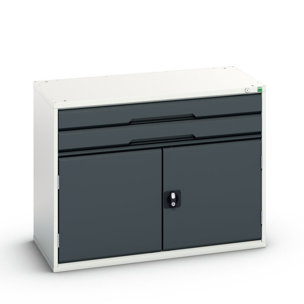 Product image no. 1: bott verso drawer cabinet with hinged door, with 2 drawers and shelf, WxDxH: 1050 x 550 x 800 mm