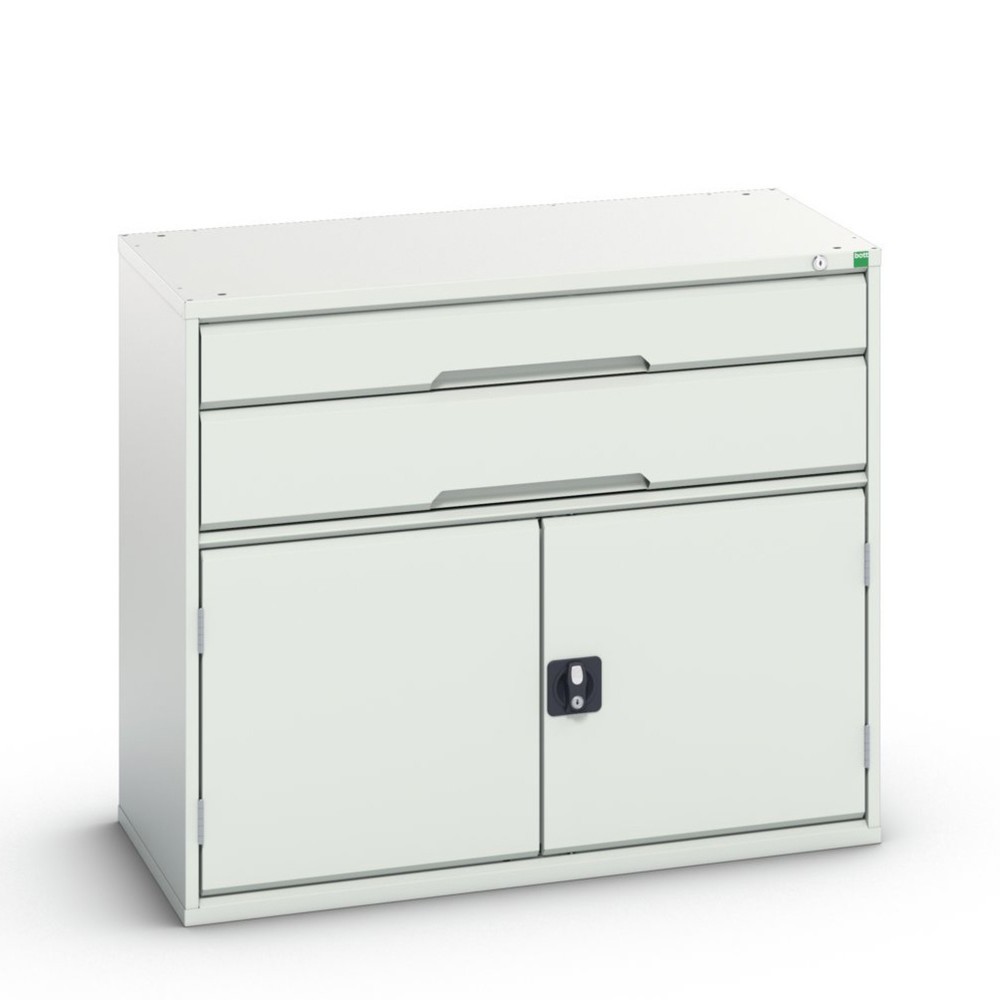 Product image no. 1: bott verso drawer cabinet with hinged door, with 2 drawers and shelf, WxDxH: 1050 x 550 x 900 mm
