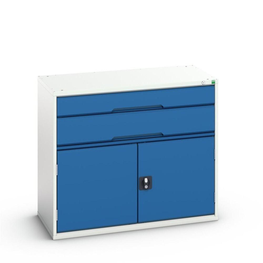 Product image no. 1: bott verso drawer cabinet with hinged door, with 2 drawers and shelf, WxDxH: 1050 x 550 x 900 mm
