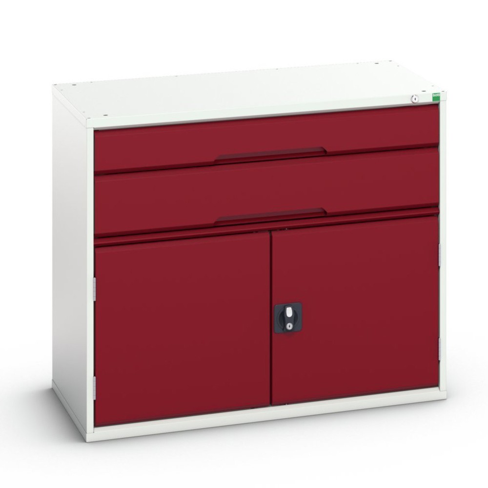 Product image no. 1: bott verso drawer cabinet with hinged door, with 2 drawers and shelf, WxDxH: 1050 x 550 x 900 mm