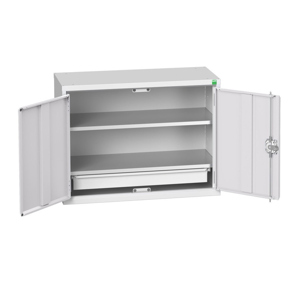 Product image no. 1: bott verso Economy cabinet with 2 shelves and 1 drawer, WxDxH: 800 x 350 x 600 mm